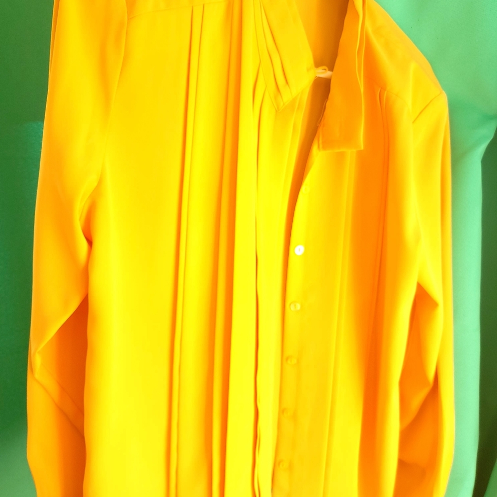 Christie & Jill Yellow Blouse 10P